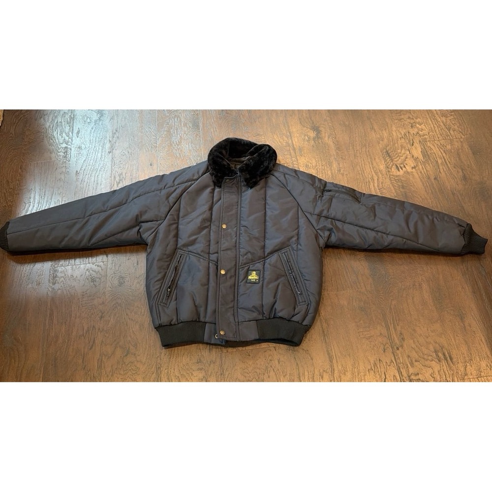 RefrigiWear Iron-Tuff Siberian Jacket Men's XL Black Extreme Cold Weather Work